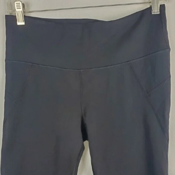 Athleta Leggings Yoga Pants Adult Medium Black Workout Gym Woman’s EUC - Picture 2 of 7
